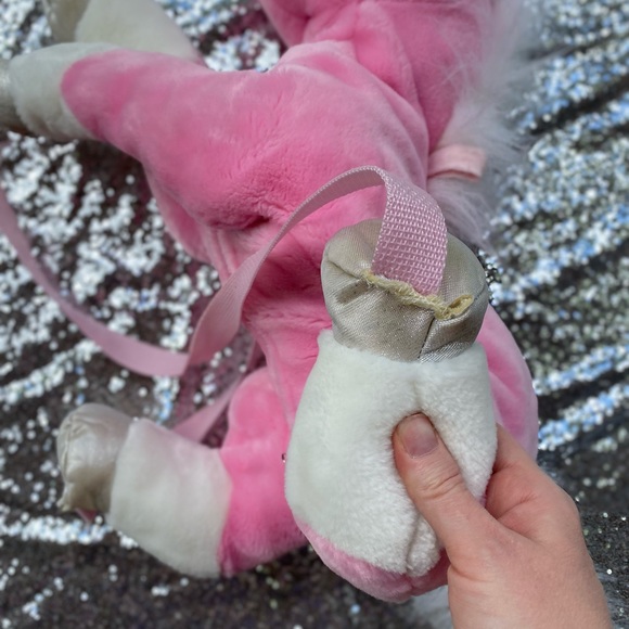 Handmade pink unicorn backpack - Picture 4 of 10